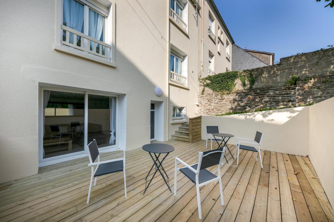 Le Belem : Chambre Spacieuse Avec Sdb Privative, Cuisine Et Salon Partages, Terrasse, Proche Facs Et Centre Brest Exteriör bild